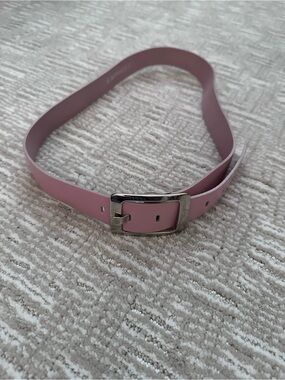 Express Dusty Pink Women's Belt with Silver Buckle